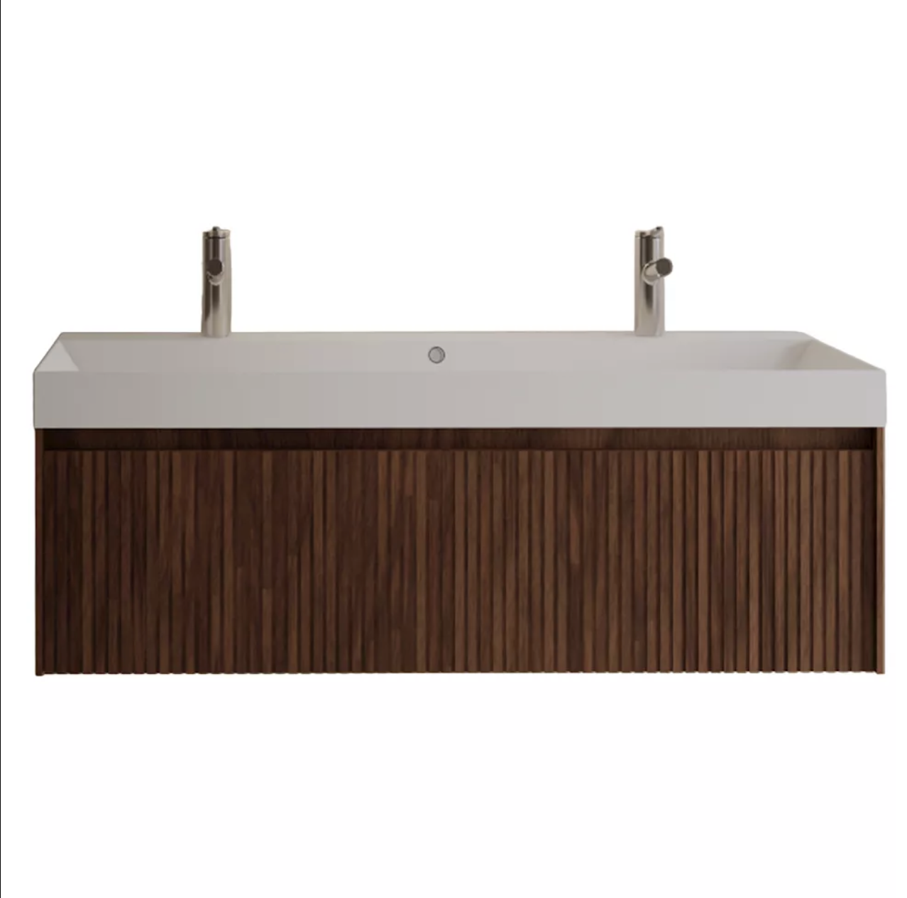 TIMOTHEUS | Badkamermeubel | Walnut 120 cm - 1 lade