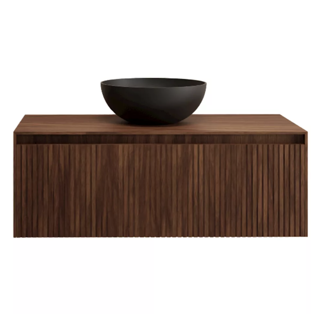 TIMOTHEUS | Badkamermeubel | Walnut 100 cm Incl. Tp - 1 lade