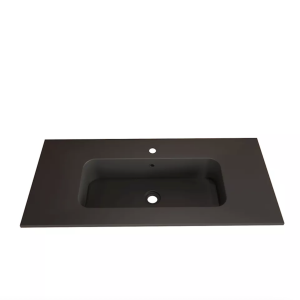 Wastafel | Asia | Mat Zwart 100 cm