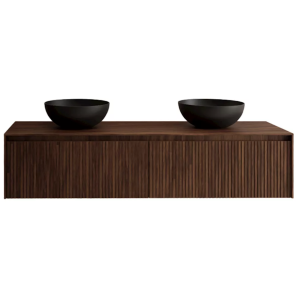 TIMOTHEUS | Badkamermeubel | Walnut 160 cm Incl. Tp - 2 lades