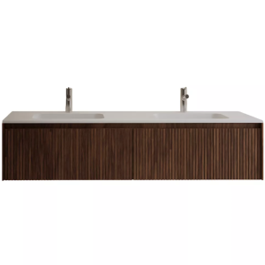 TIMOTHEUS | Badkamermeubel | Walnut 160 cm - 2 lades