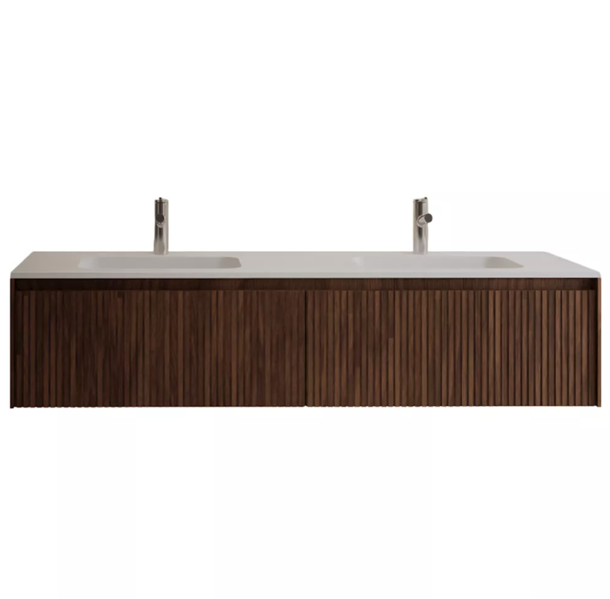 TIMOTHEUS | Badkamermeubel | Walnut 160 cm - 2 lades
