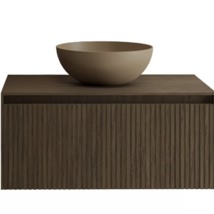 TIMOTHEUS | Badkamermeubel | Ash Grey 80 cm Incl. Tp - 1 lade