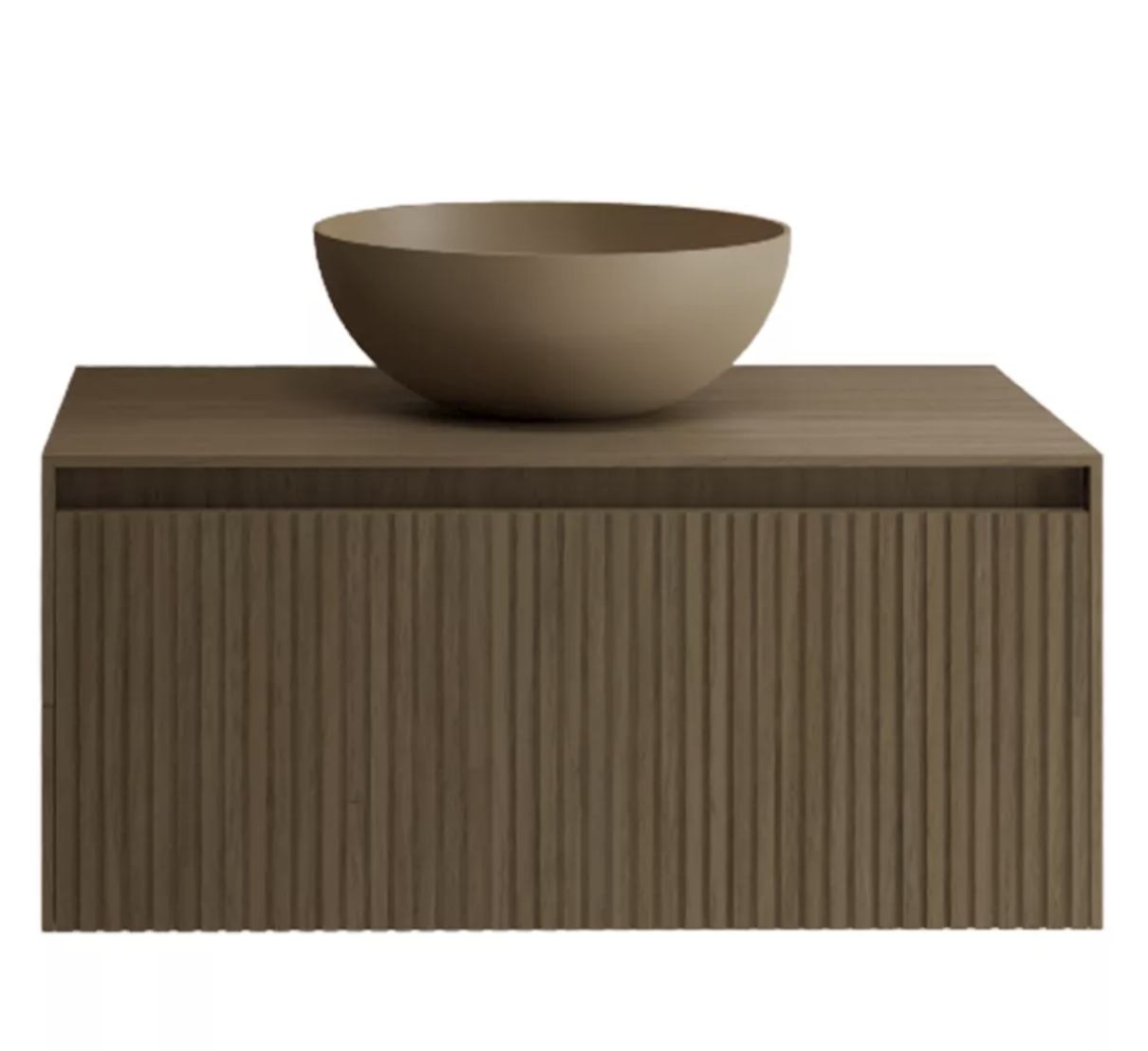 TIMOTHEUS | Badkamermeubel | Corn Silk 80 cm Incl. Tp - 1 lade