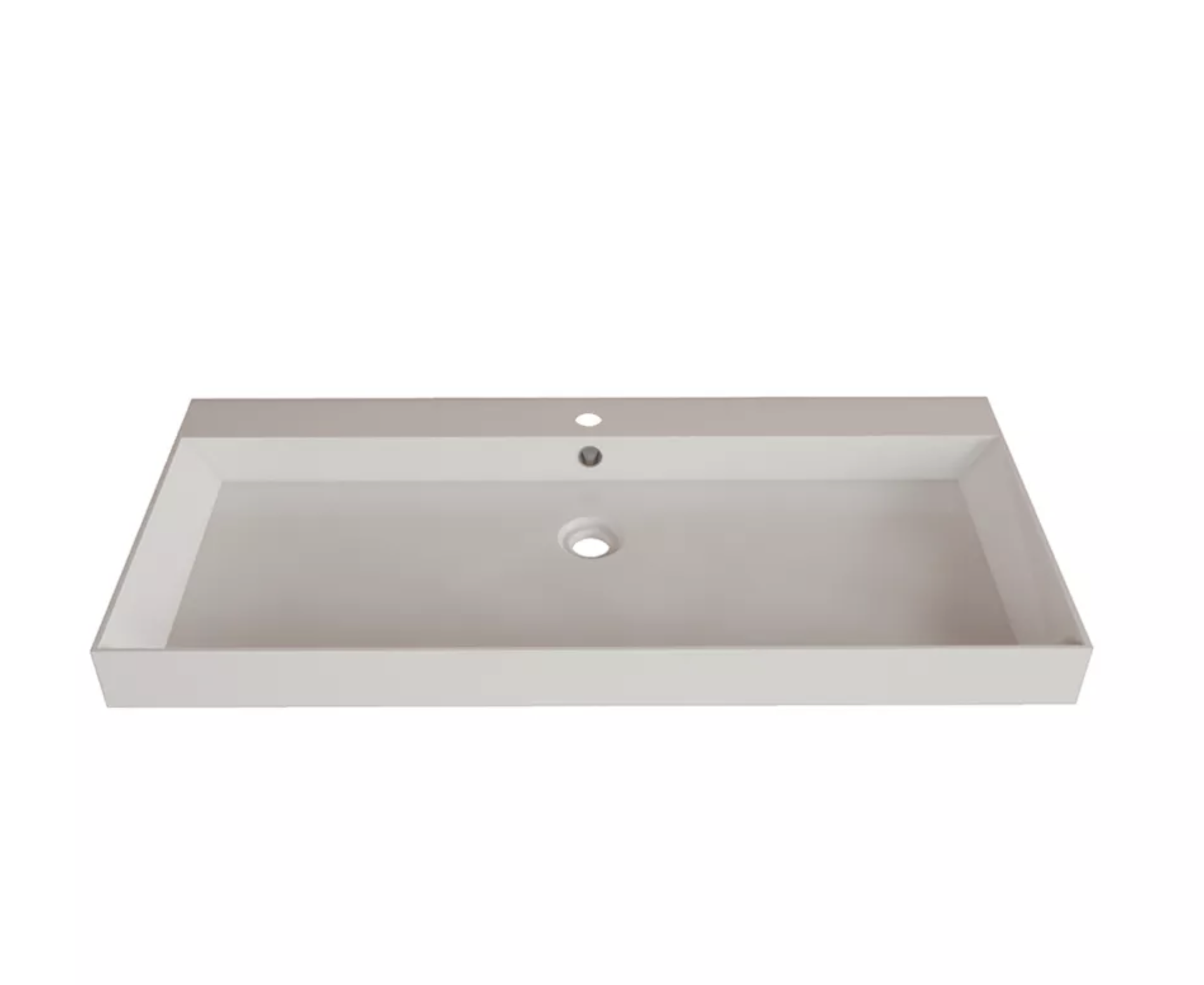 Wastafel | Lako | Glans Wit 100 cm