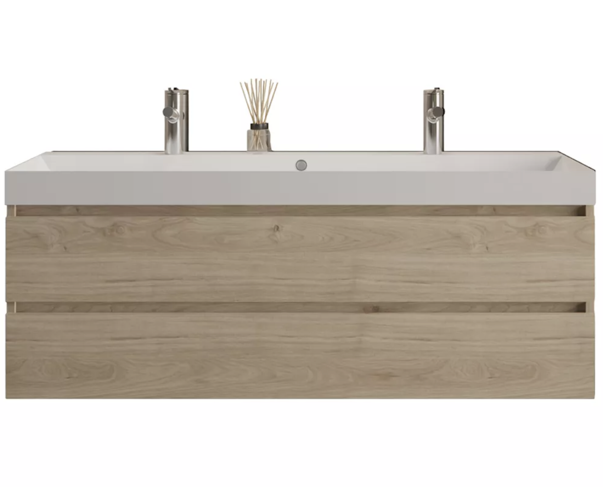 Milan | Badkamermeubel | Kastanje 120 cm