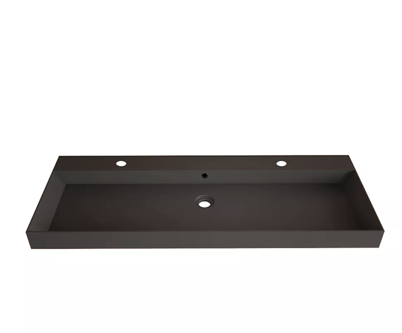 Wastafel | Lako | Mat Zwart 120 cm