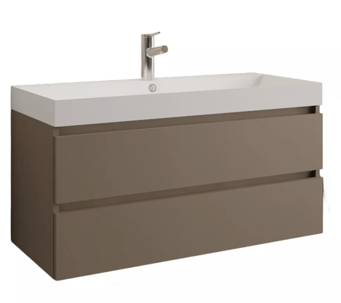 Milan | Badkamermeubel | Latte 100 cm