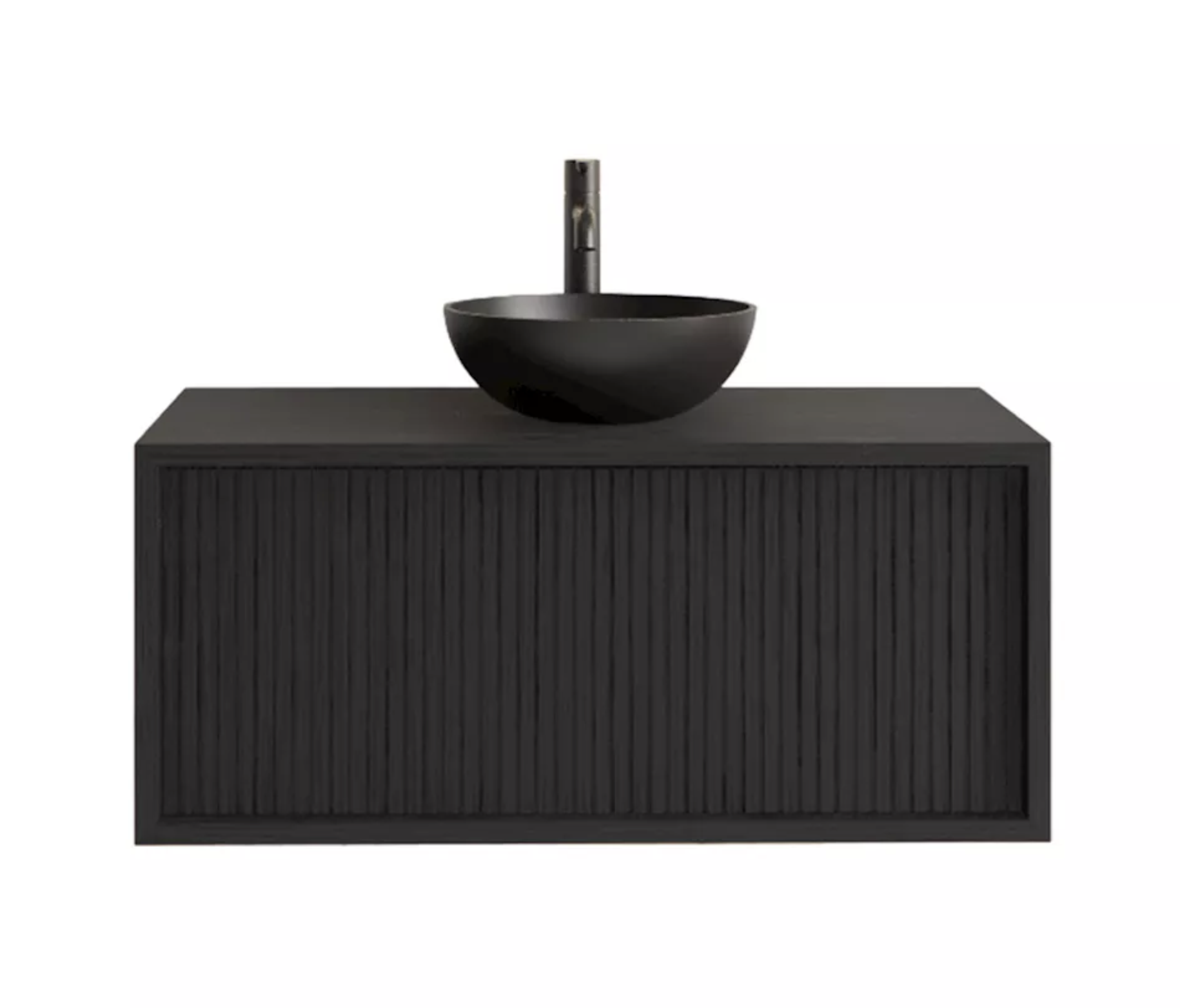 HERONIMUS | Badkamermeubel | Black Veneer 60 cm - Incl. Tp