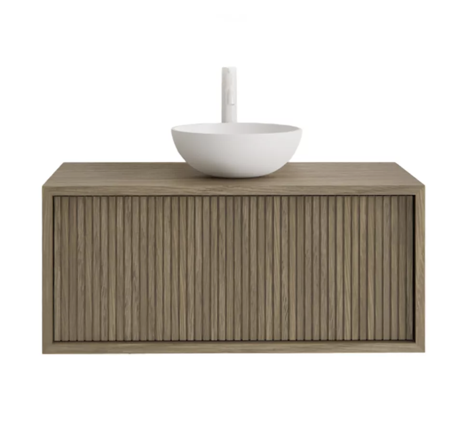 HERONIMUS | Badkamermeubel | Ash Grey 80 cm- Incl. Tp