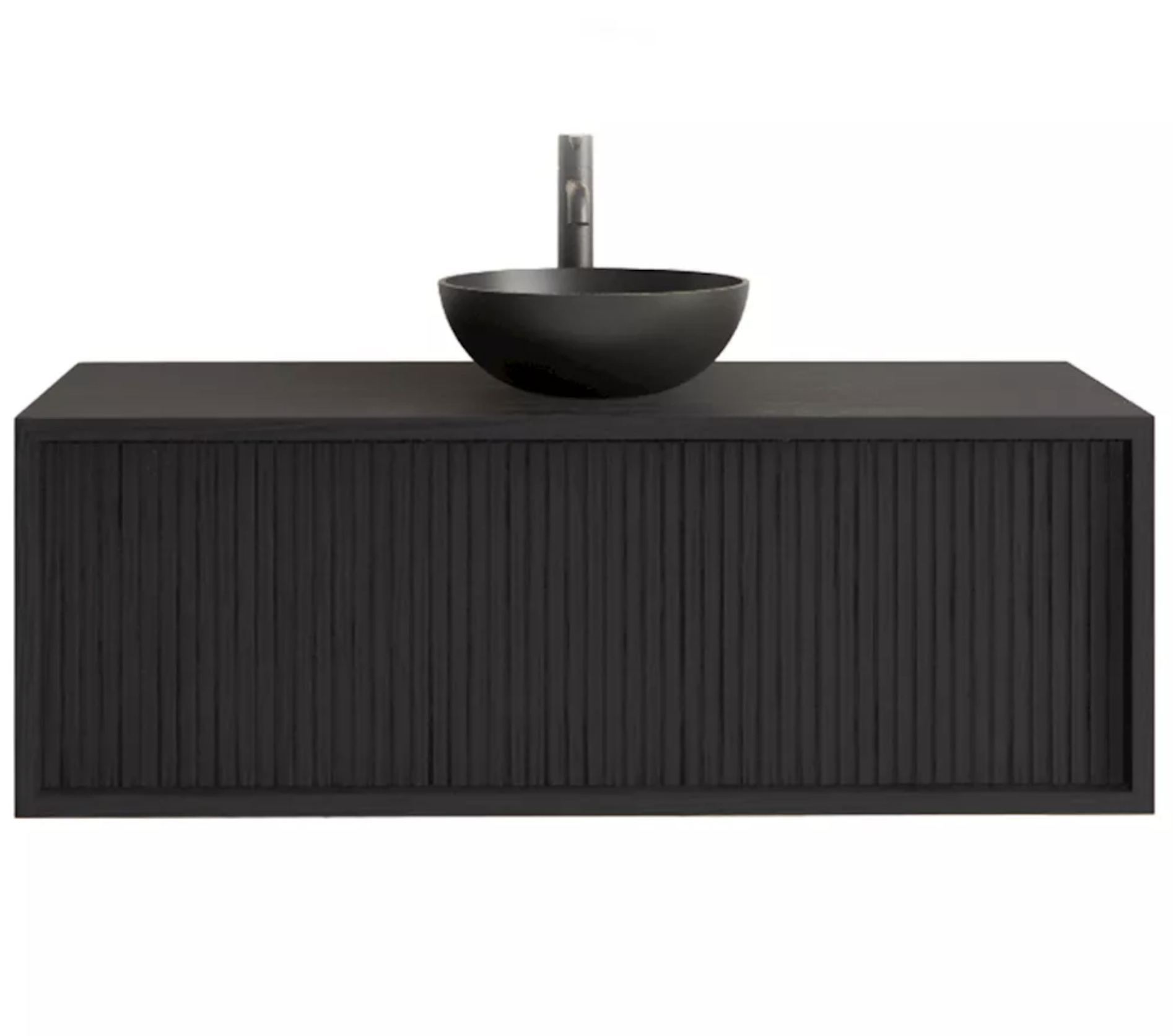 Heronimus | Badkamermeubel | Black Veneer 100 cm - Incl. Tp