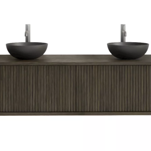 HERONIMUS | Badkamermeubel | Charcoal 2 Laden 120 cm - Incl. Tp