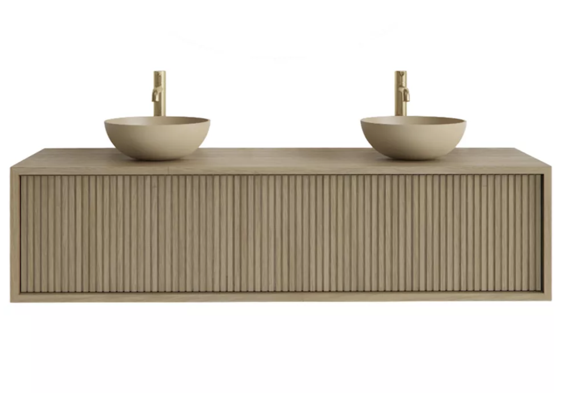 HERONIMUS | Badkamermeubel | Corn Silk 2 Laden 120 cm – Incl. Tp