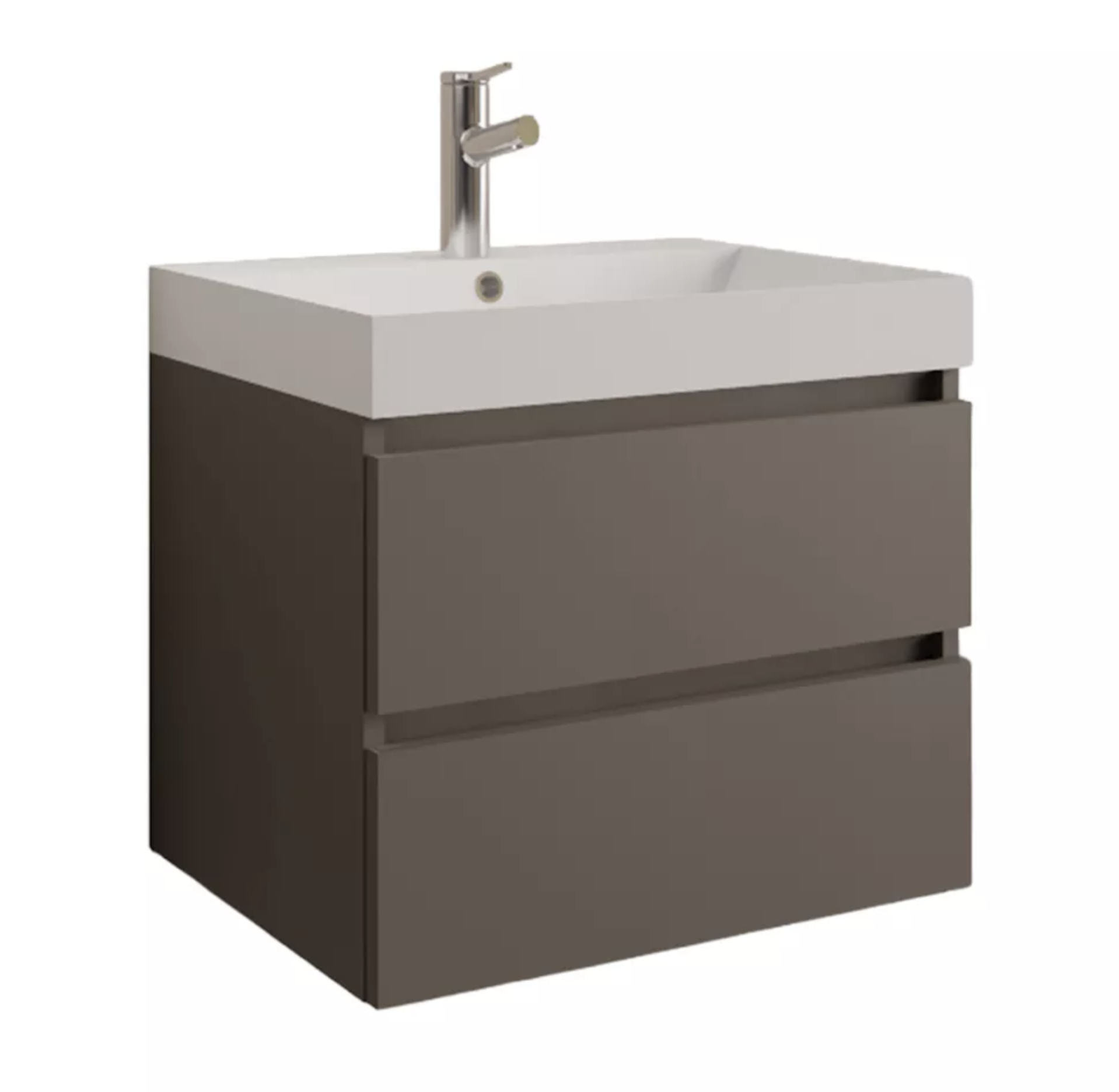 Milan | Badkamermeubel | Kobalt Grijs 60 cm