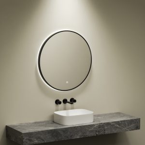 Lumi | Badkamer Spiegel Rond 100 Cm Met LED Verlichting – 3 Kleuren | Kayvit