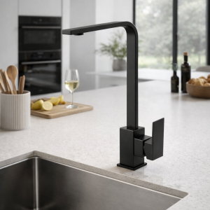 Vanta Keukenkraan | mat Zwart | incl. aansluitslangen | Kayvit