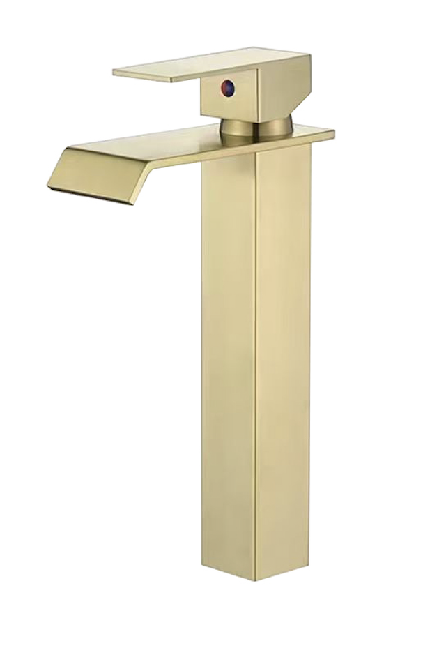 Fonteinkraan XL | Geborsteld goud