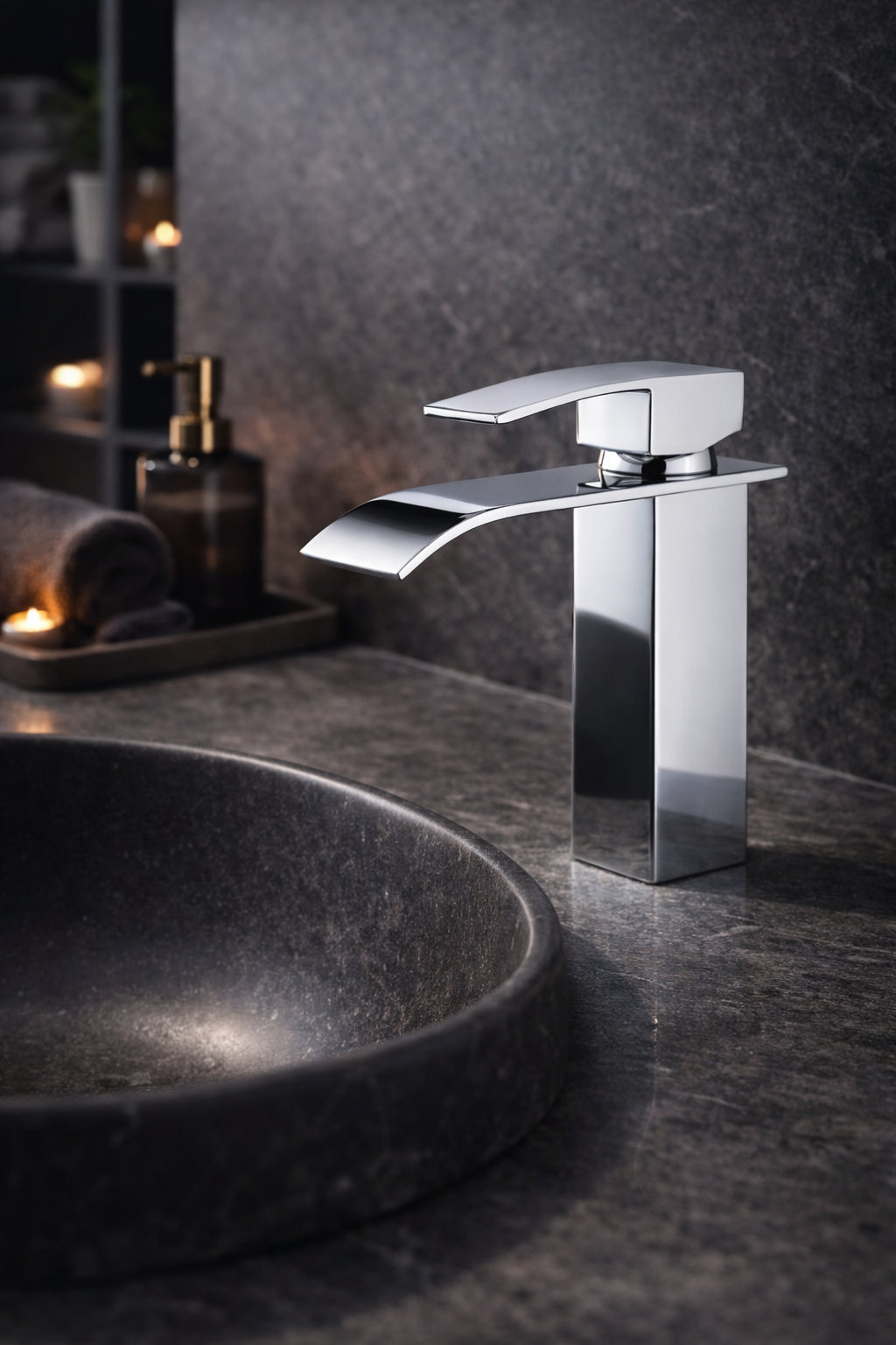 KAYvit Cube Wastafelkraan | chroom