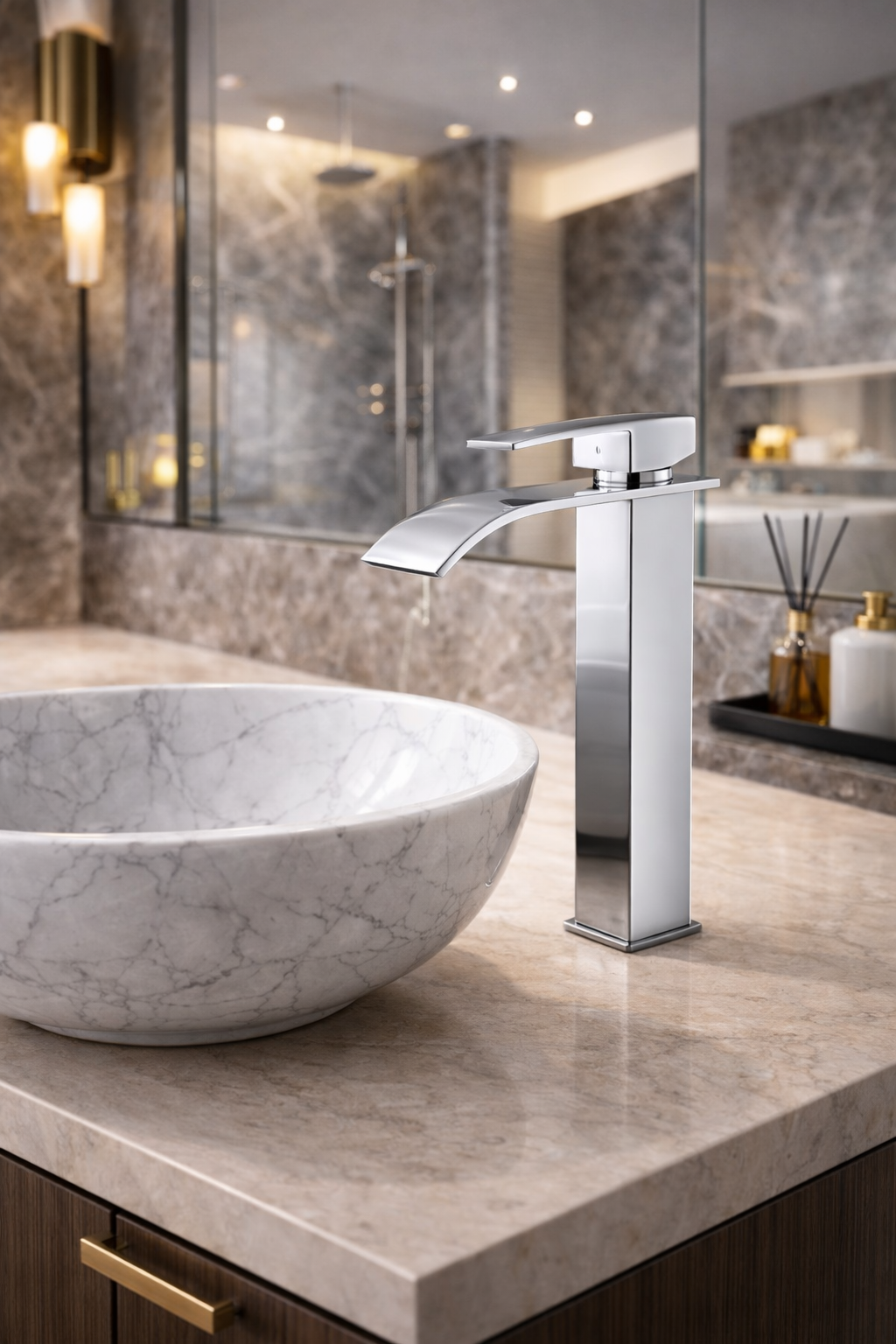 KAYvit Cube fonteinkraan XL | chroom