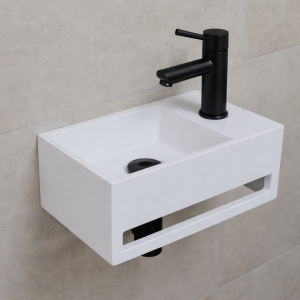 Sora fonteinkraan | mat zwart | koud | Kayvit |