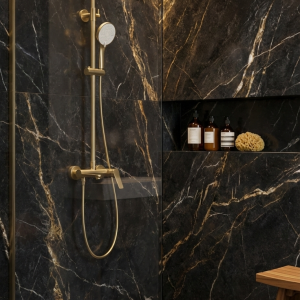 EDGE Doucheset | geborsteld goud 263x179x1520mm | Kayvit