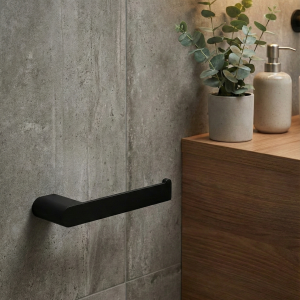 FORMA Toiletrolhouder | zwart 160X70X20 | KAYvit