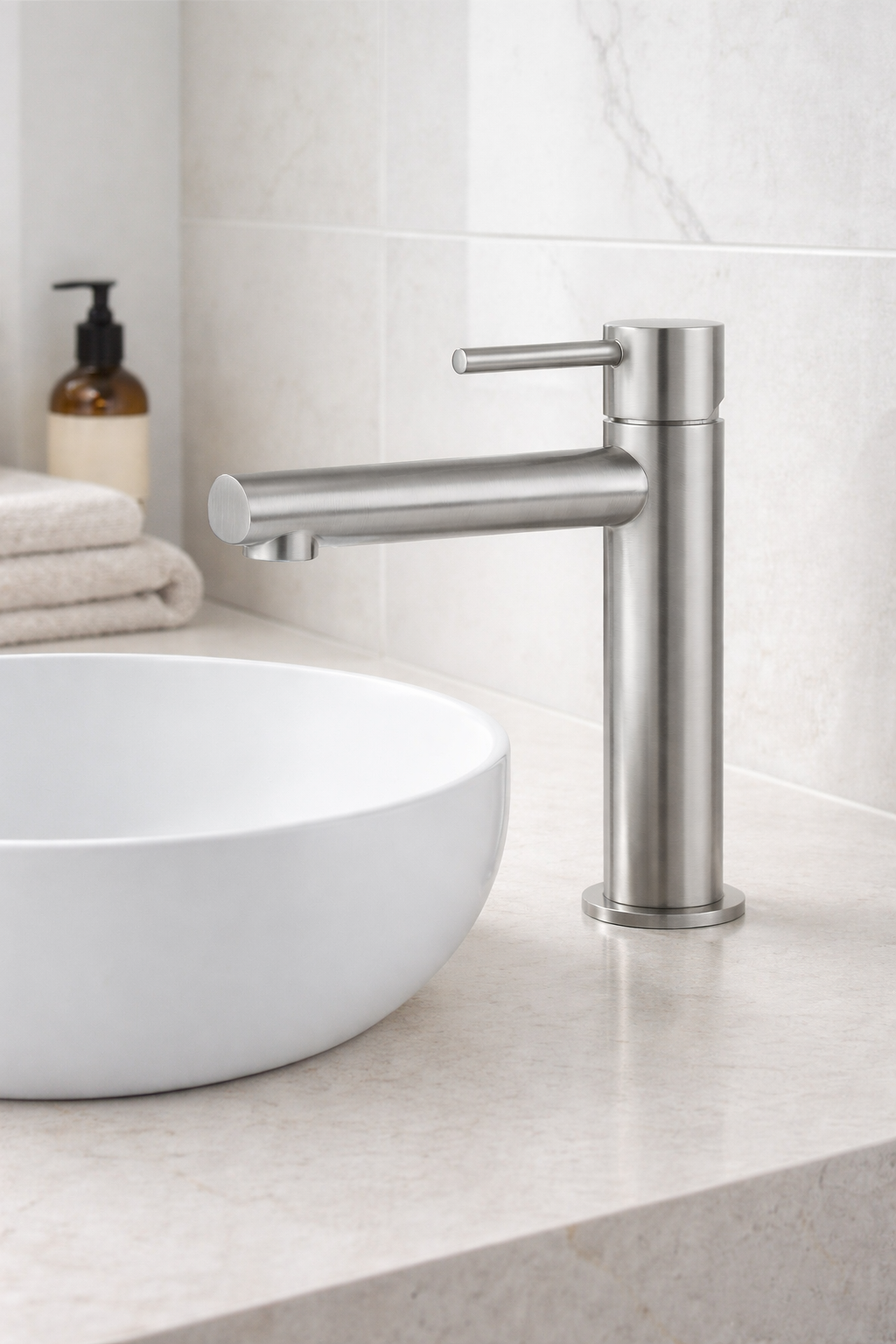 KAYvit Signaturen fonteinkraan | Geborsteld nikkel