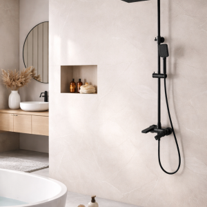 VIREX regendoucheset | matte black 210x205x1510mm | Kayvit