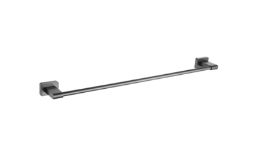 Handdoekhouder enkel | gunmetal