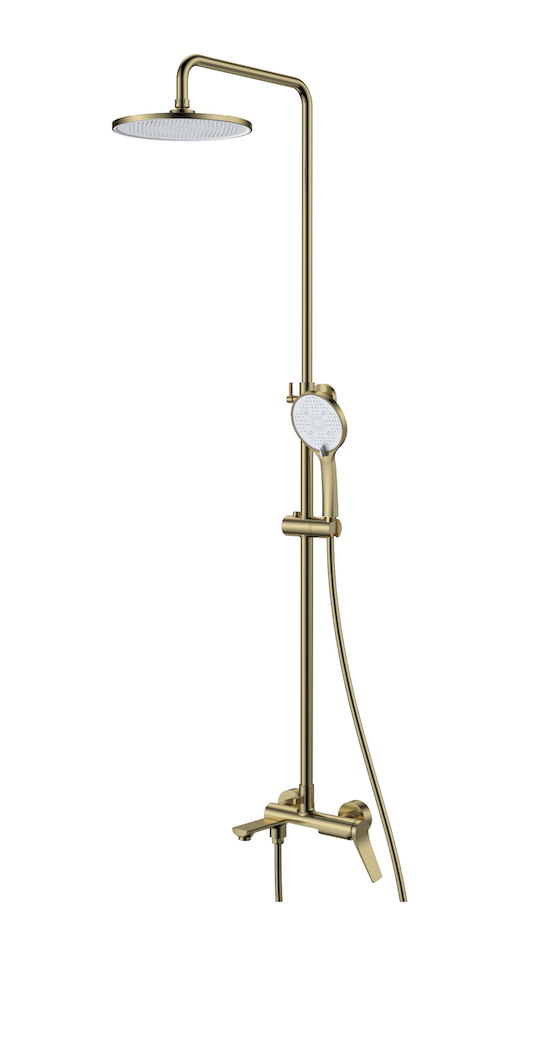 Doucheset | geborsteld goud