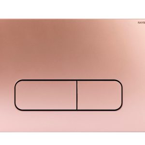 RAYBRO Mocha 55 bedieningsplaat | rosé gold