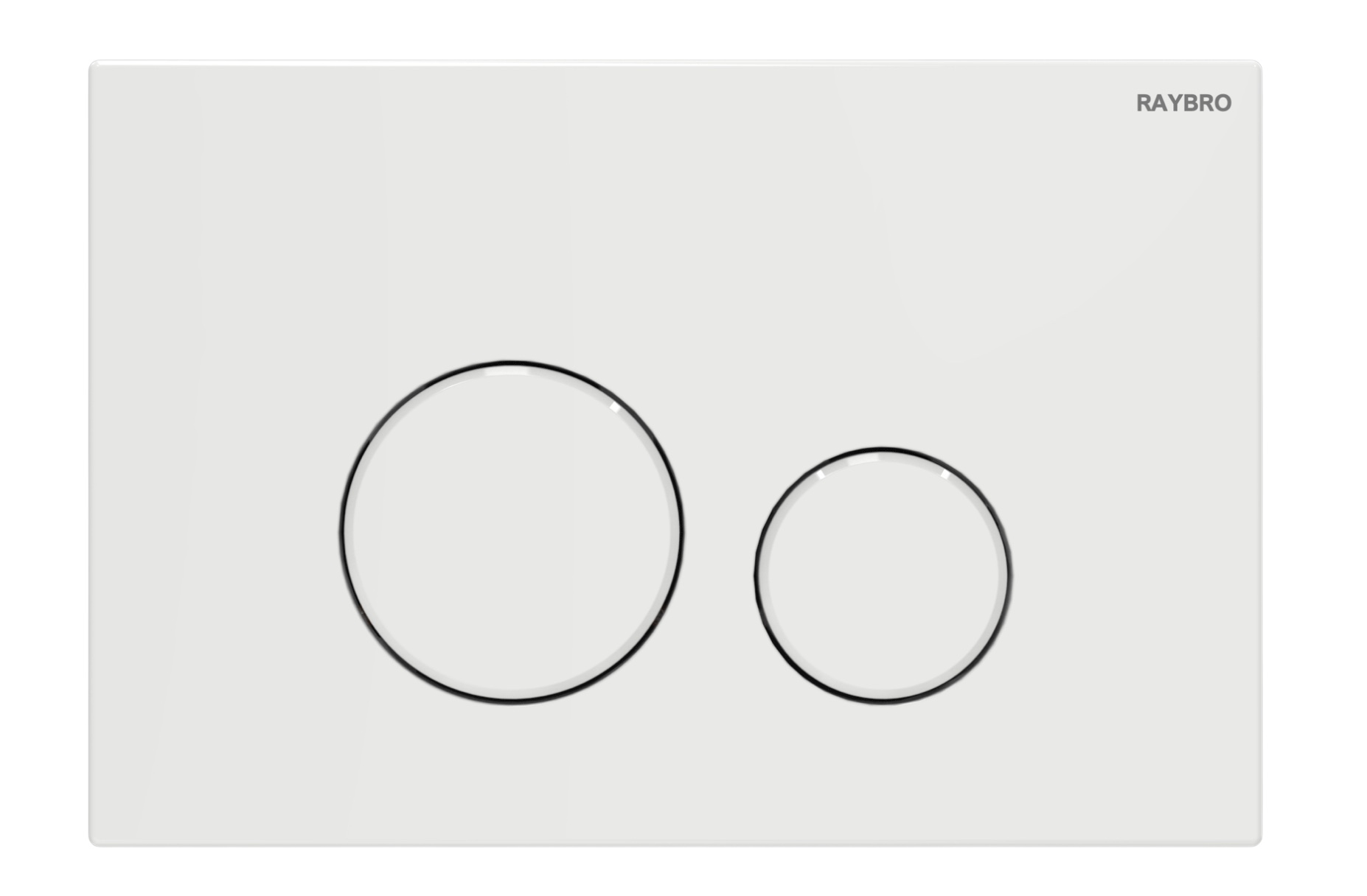 RAYBRO Cortado 15 bedieningsplaat | wit