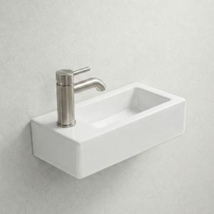 DESERT Toiletfontein lang vierkant | MAT WIT | Kraangat links | Kayvit