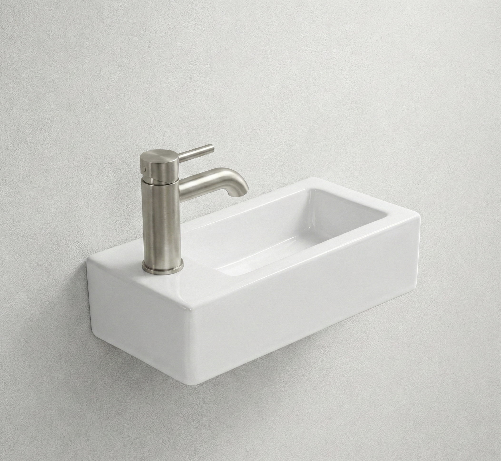 DESERT Toiletfontein lang vierkant | MAT WIT | Kraangat links | Kayvit