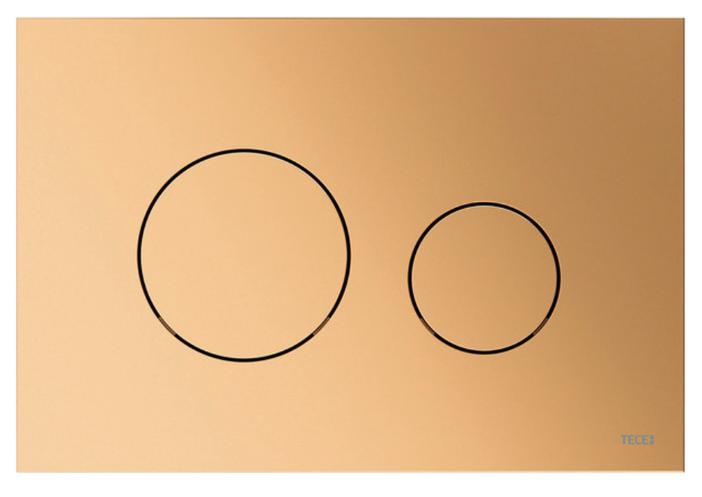 TECE LOOP bedieningsplaat | Geborsteld Goud