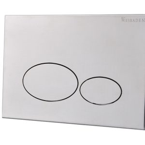 X32 Metal drukplaat voor inbouwreservoir RVS geborsteld