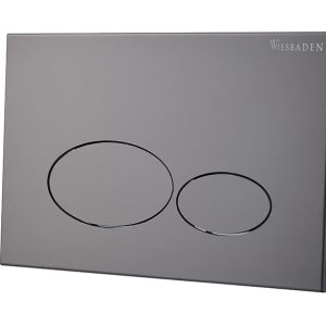 X32 Metal drukplaat voor inbouwreservoir gunmetal PVD