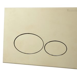 X32 Metal drukplaat voor inbouwreservoir geborsteld messing PVD