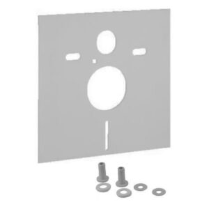 GELUIDSISOLATIESET HANGTOILET EN BIDET - UNIVERSEEL - 390X426X4MM - WIT