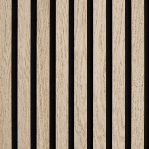 Akoestische Panelen Hout Naturel Eiken met Zwart Vilt